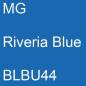 Preview: MG, Riveria Blue, BLBU44.